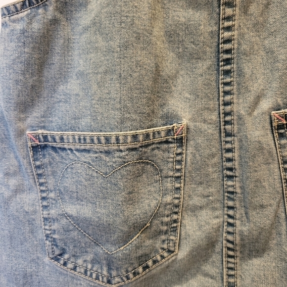 Barbie Denim Skirtall for Girls Y2K - Picture 6 of 7